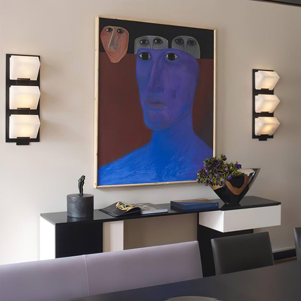 Alabaster Staircase Wall Lamp