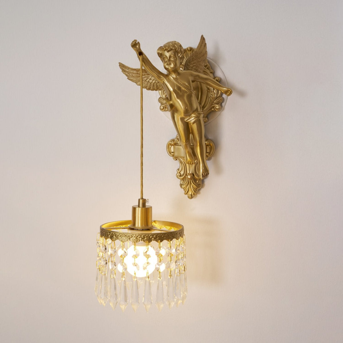 Angel Crystal Wall Light