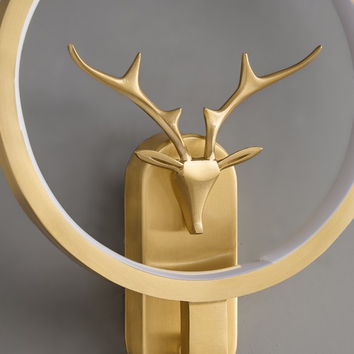 Antler Halo Wall Lamp