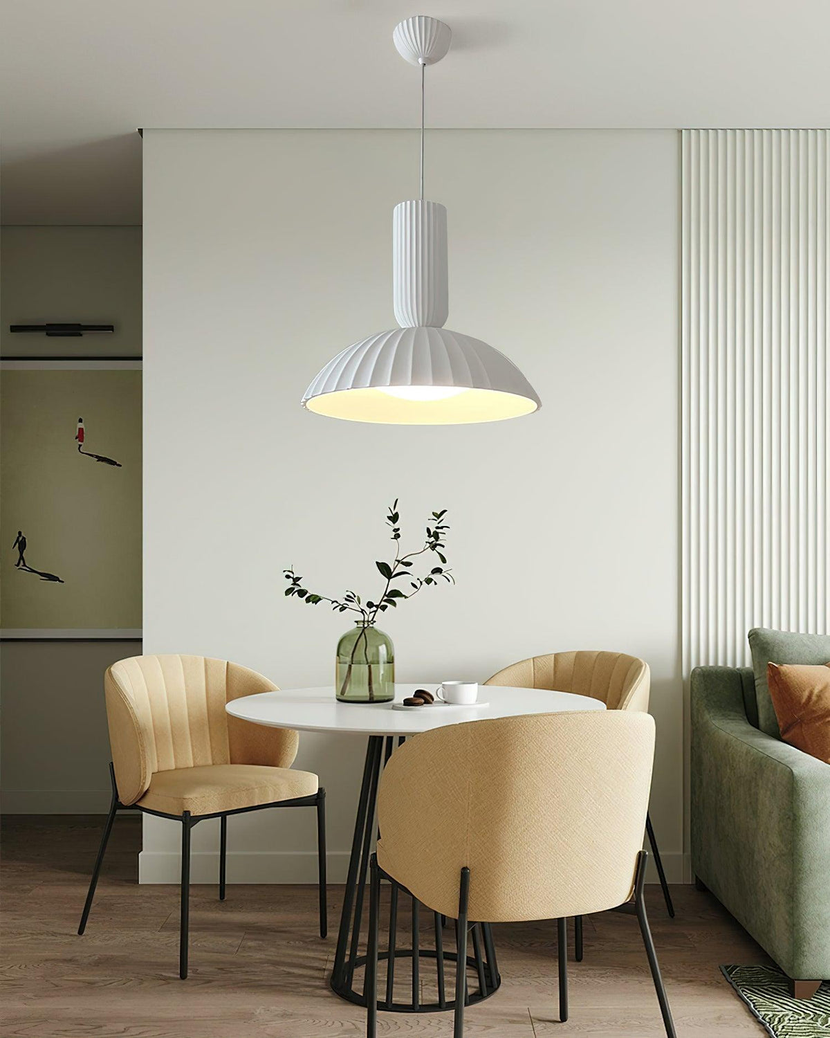 Apollo Fluted Pendant Lamp