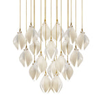 Ceramic Flower Pendant Light