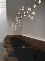 Ceramic Flower Pendant Light