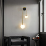 Brass Arc Wall Light