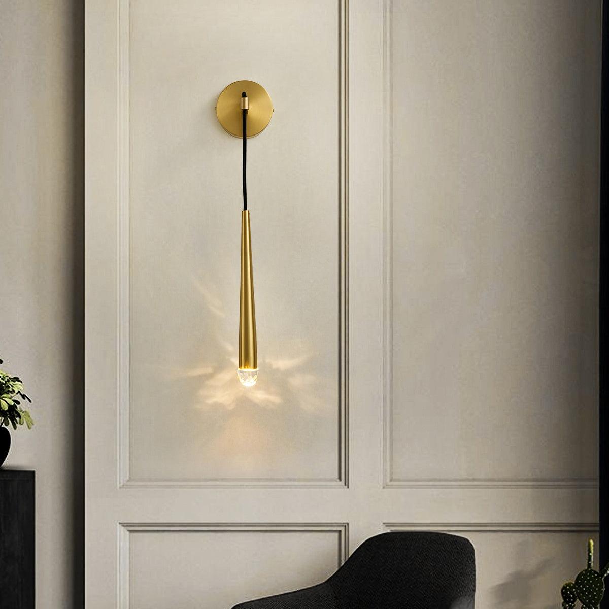 brass-cone-wall-lamp