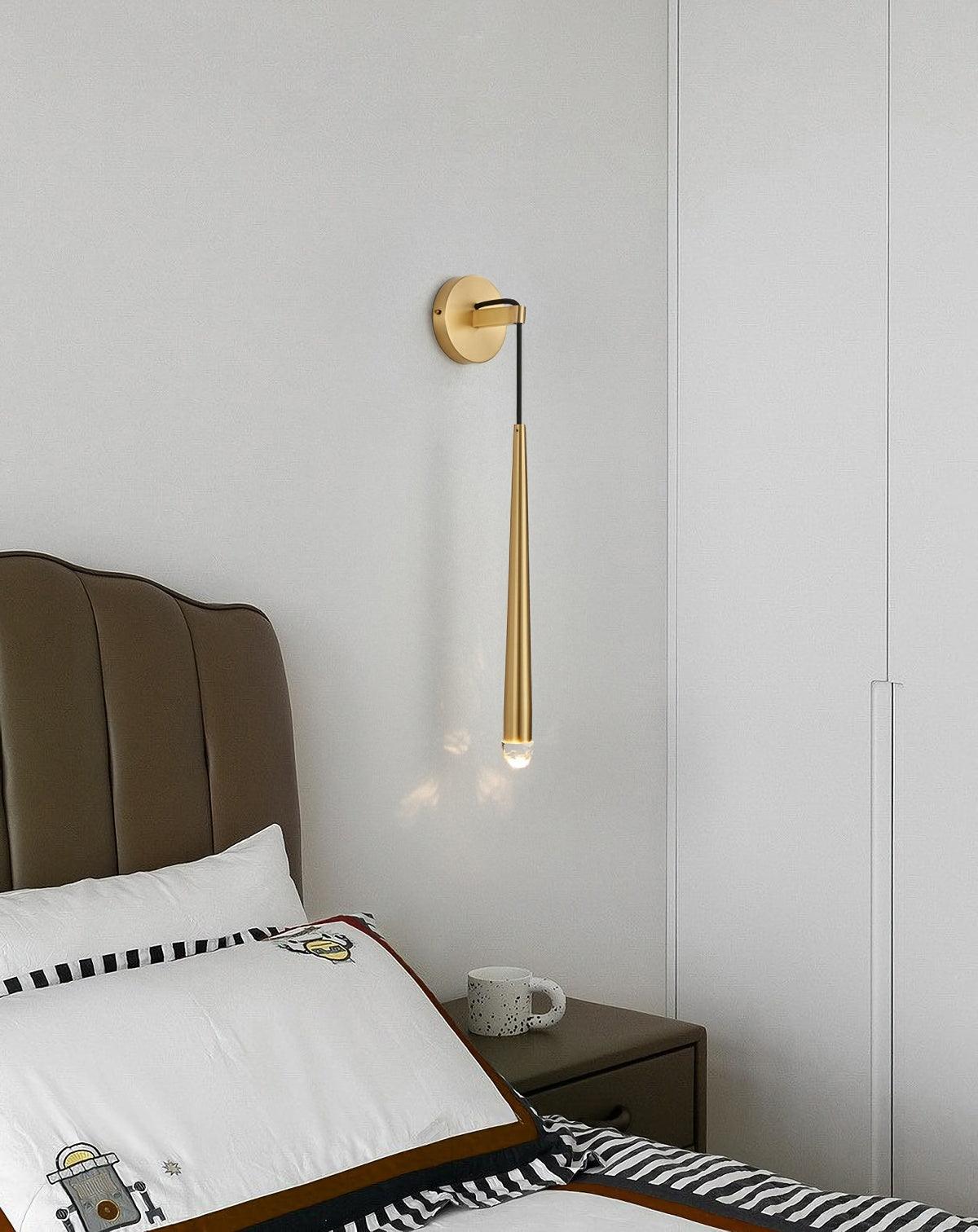 brass-cone-wall-lamp