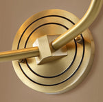 Brass Deer Head Wall Light
