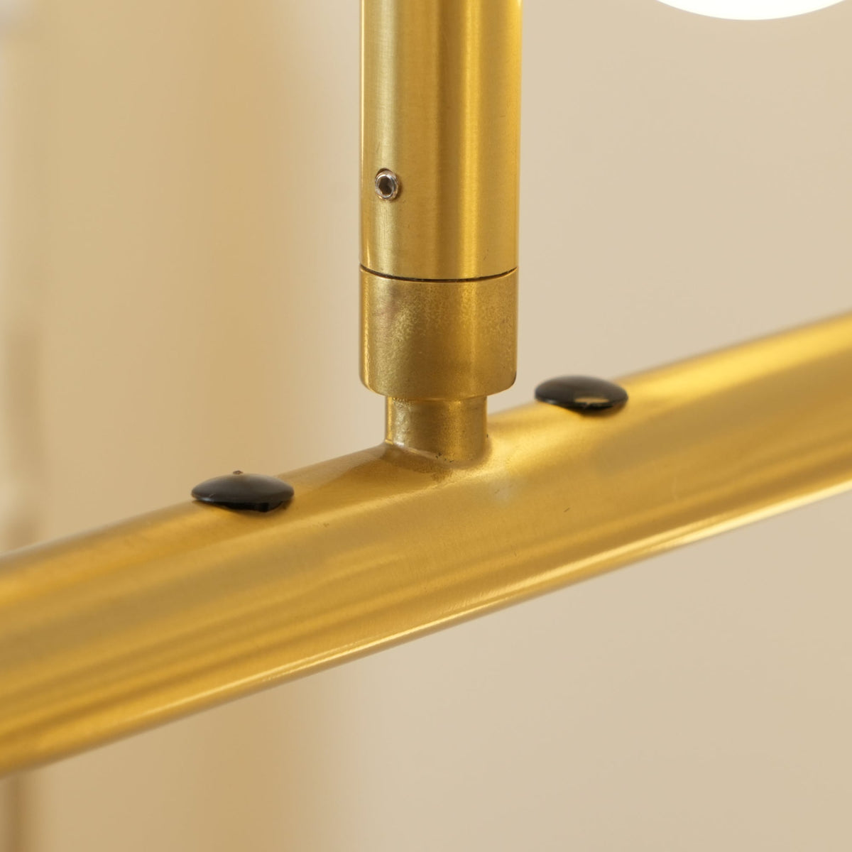 Brass Glass Drop Candelabrum Chandelier