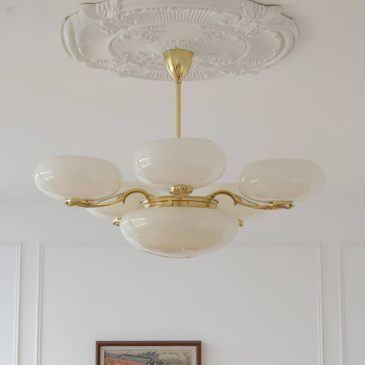 Brass Radiance Orb Chandelier