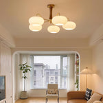 Brass Wooden Persimmon Ceiling Lamp