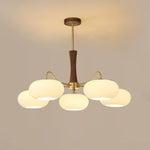 Brass Wooden Persimmon Ceiling Lamp