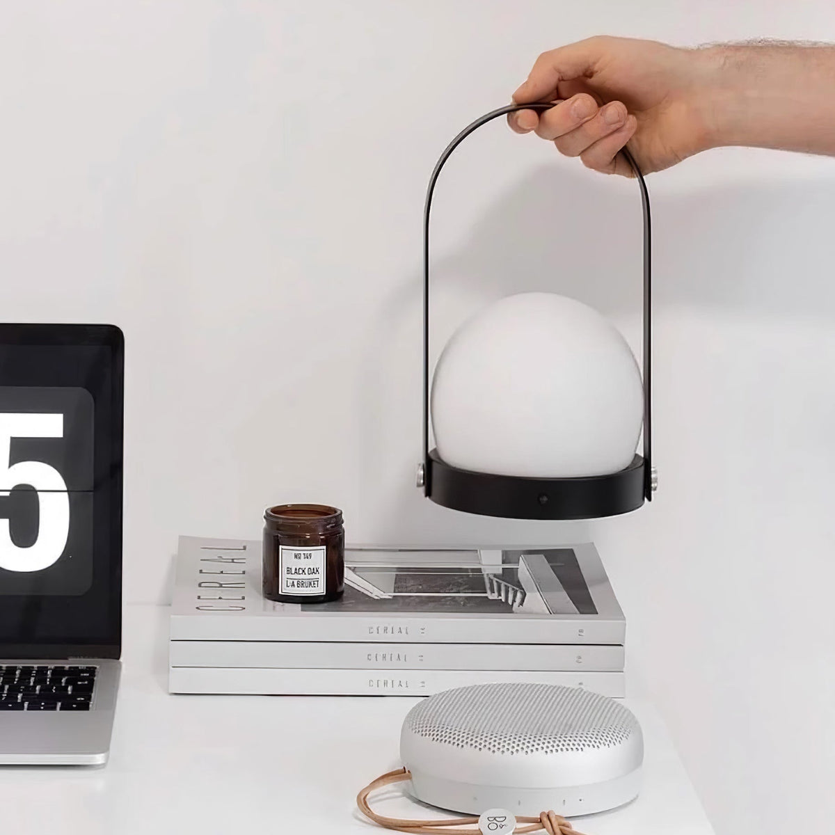 Carrie Built In Battery Table Lamp