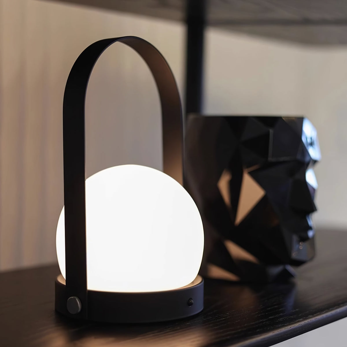 Carrie Built In Battery Table Lamp