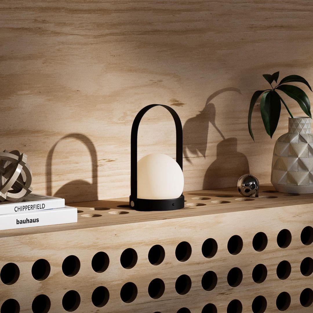 Carrie Built In Battery Table Lamp