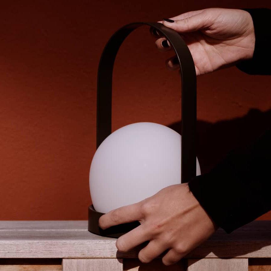 Carrie Built In Battery Table Lamp