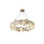 Chrome Round Crystal Chandelier