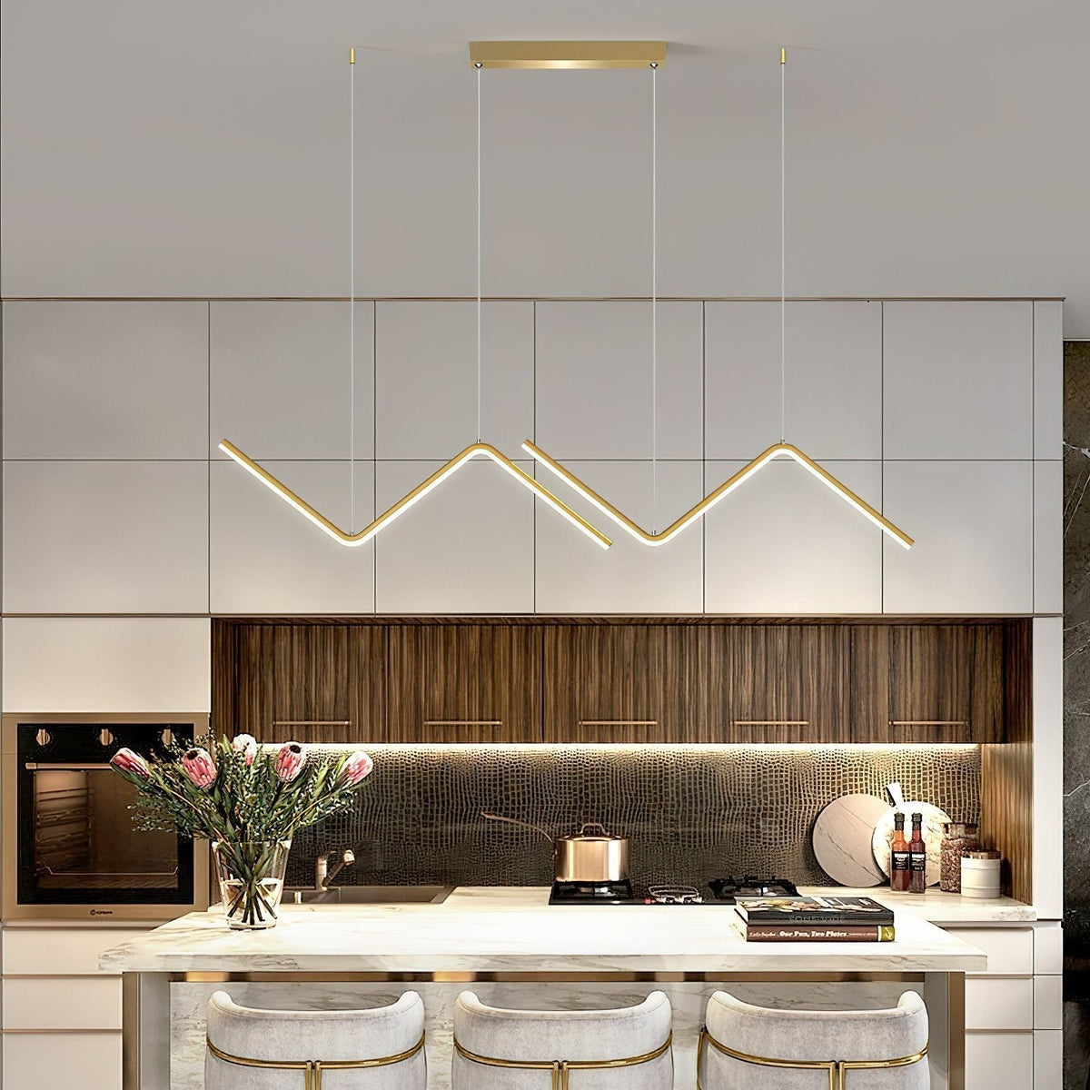 Classic ZigZag Chandelier