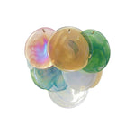 Colorful Murano Disc Wall Lamp