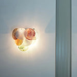 Colorful Murano Disc Wall Lamp