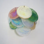 Colorful Murano Disc Wall Lamp