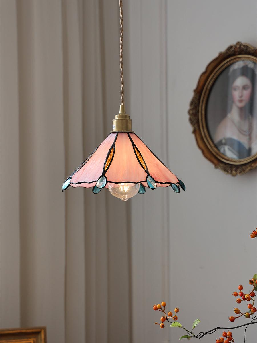 colorful-stained-glass-pendant-light