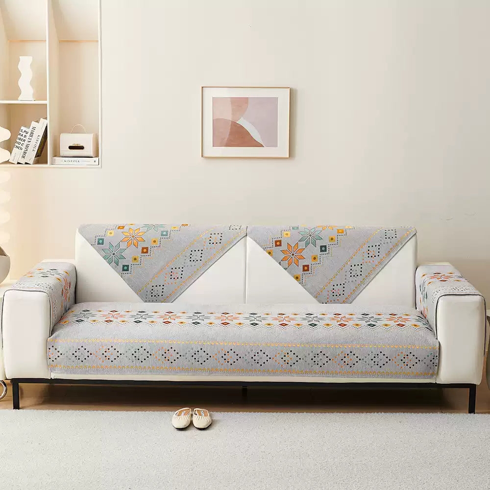 TheCarGoods All-Season Boho Blossom Sofa Cover