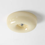 Cream Pudding Ceiling Lamp
