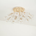 Crystal Flower Ceiling Light