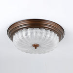 Crystal Glass Dome Ceiling Lamp