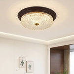 Crystal Glass Dome Ceiling Lamp