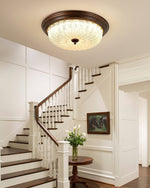 Crystal Glass Dome Ceiling Lamp