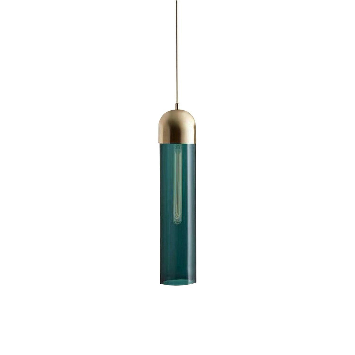Glass Cylindrical Pendant Light