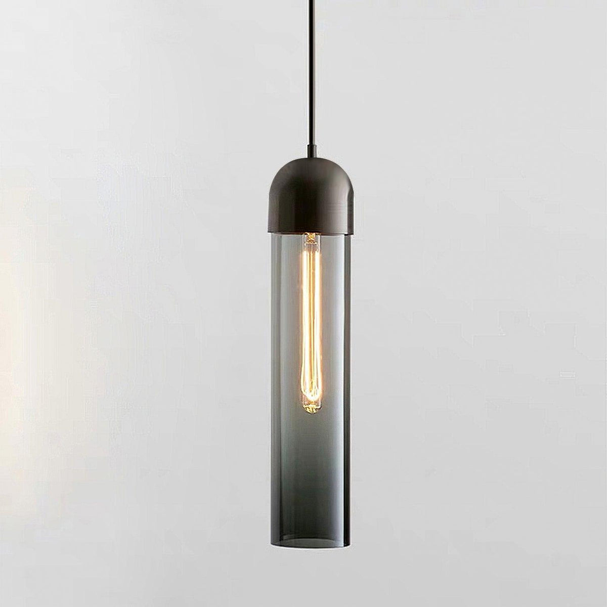 Glass Cylindrical Pendant Light