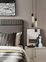 Glass Cylindrical Pendant Light