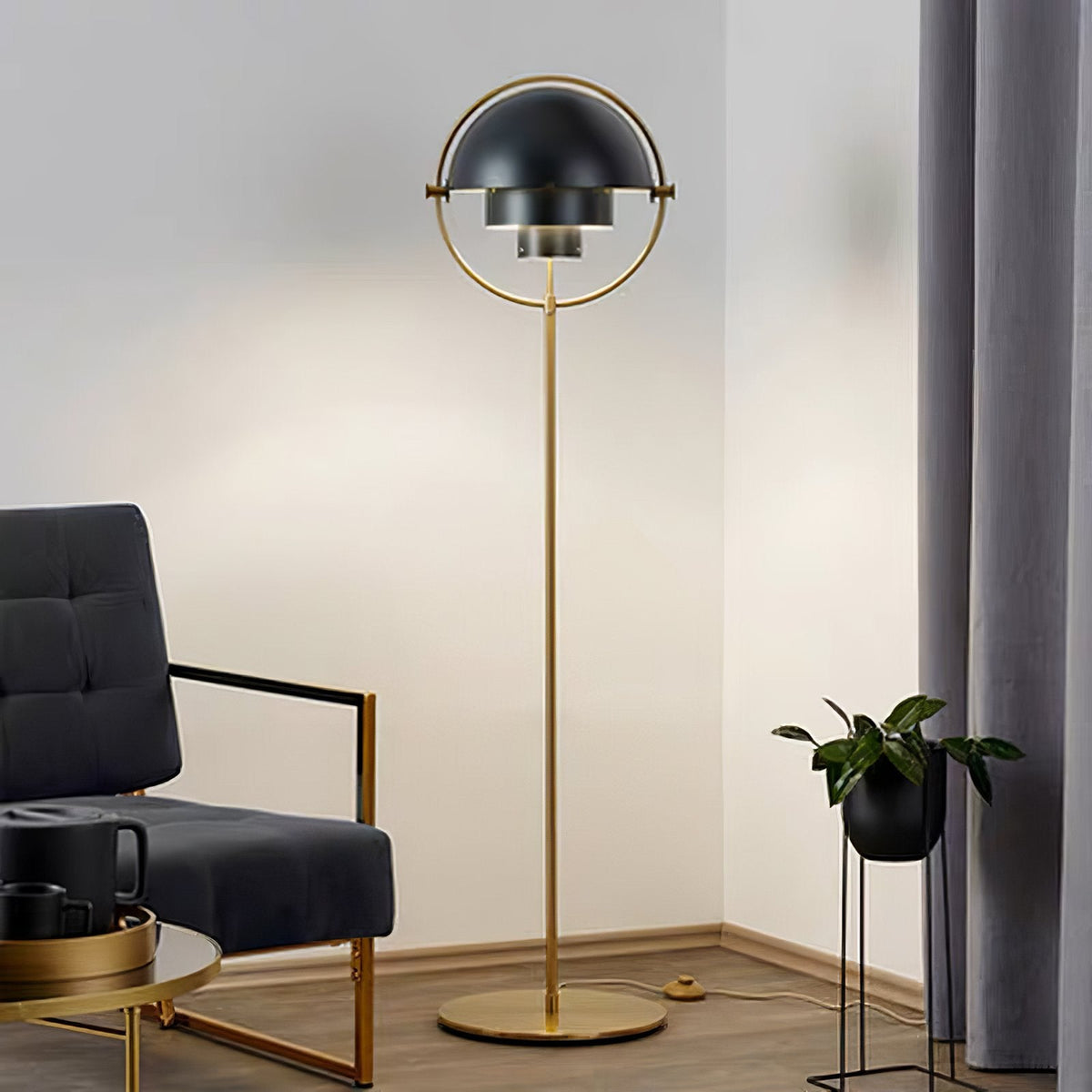 Deformed Ball Floor Lamp