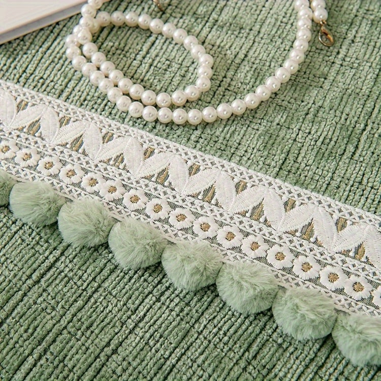 TheCarGoods Cozy Chenille Boho Sofa Cover