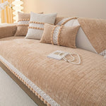 TheCarGoods Cozy Chenille Boho Sofa Cover