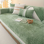 TheCarGoods Cozy Chenille Boho Sofa Cover