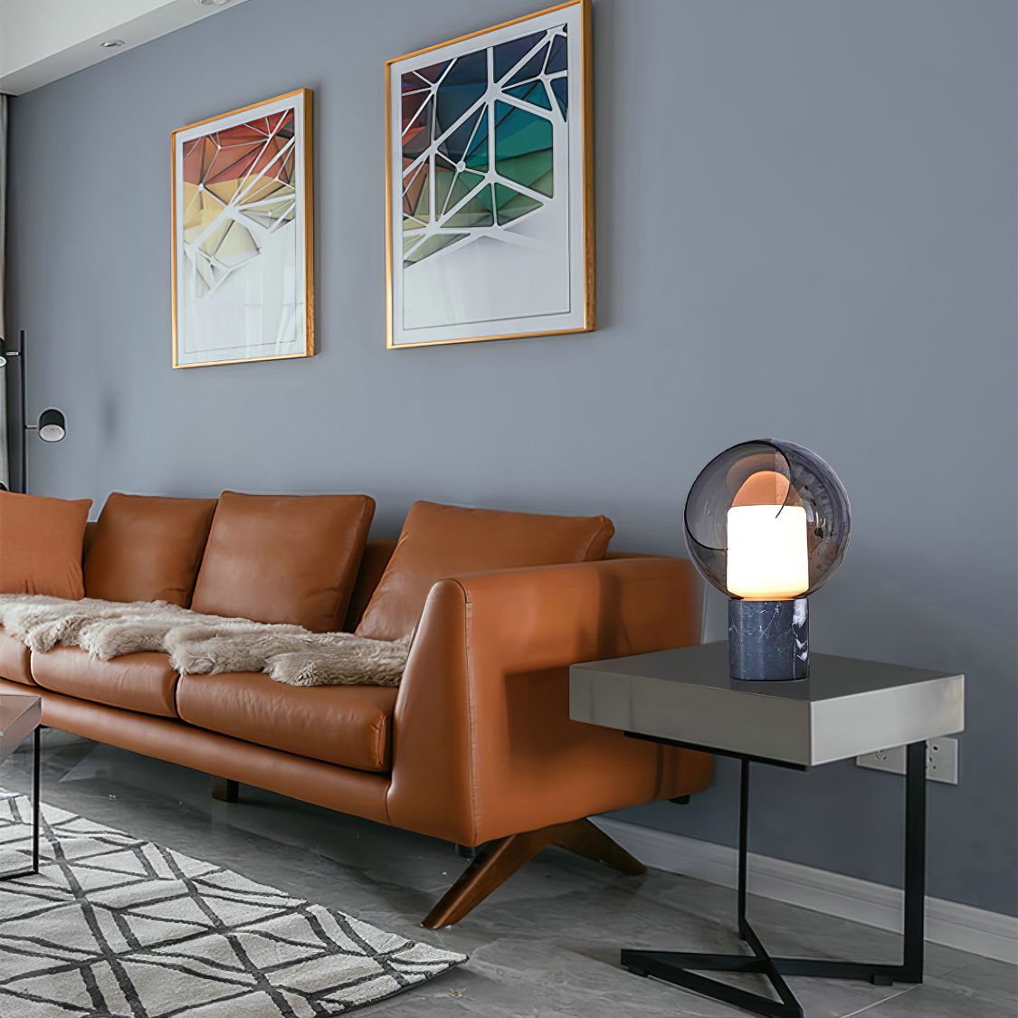 Dome Evedal Glass Table Lamp