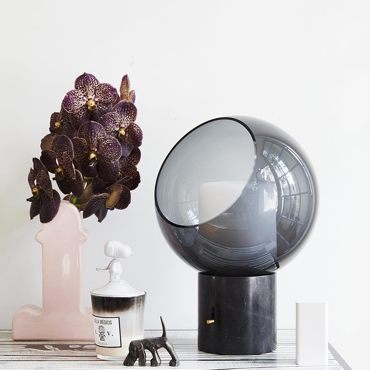 Dome Evedal Glass Table Lamp