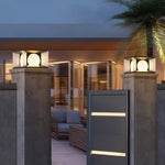 Eclipse Cube Outdoor Post Light