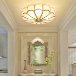 Flower Shape Glass Recessed Ceiling Light