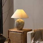 Fluted Ceramic Table Lamp