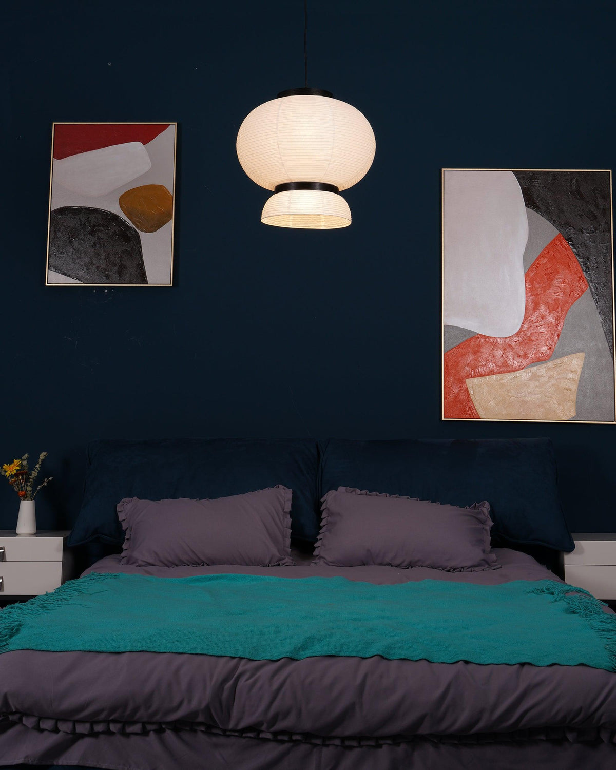 Rice Paper Lantern Pendant Lamp