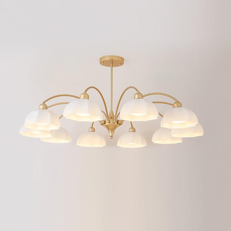 frosted-glass-bell-chandelier