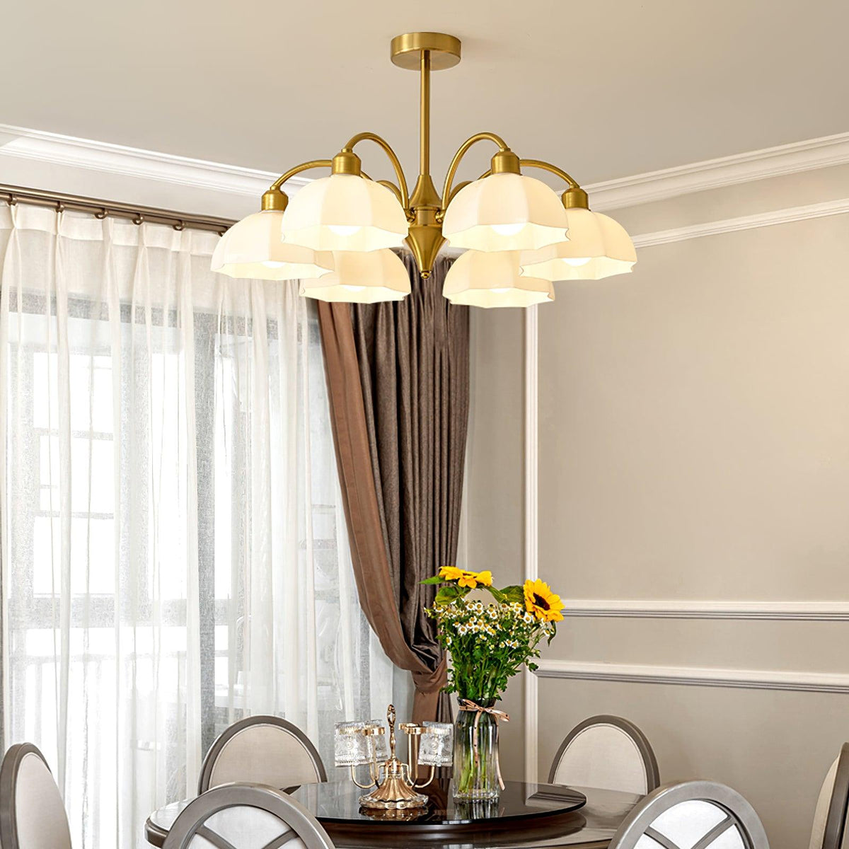frosted-glass-bell-chandelier