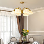 frosted-glass-bell-chandelier