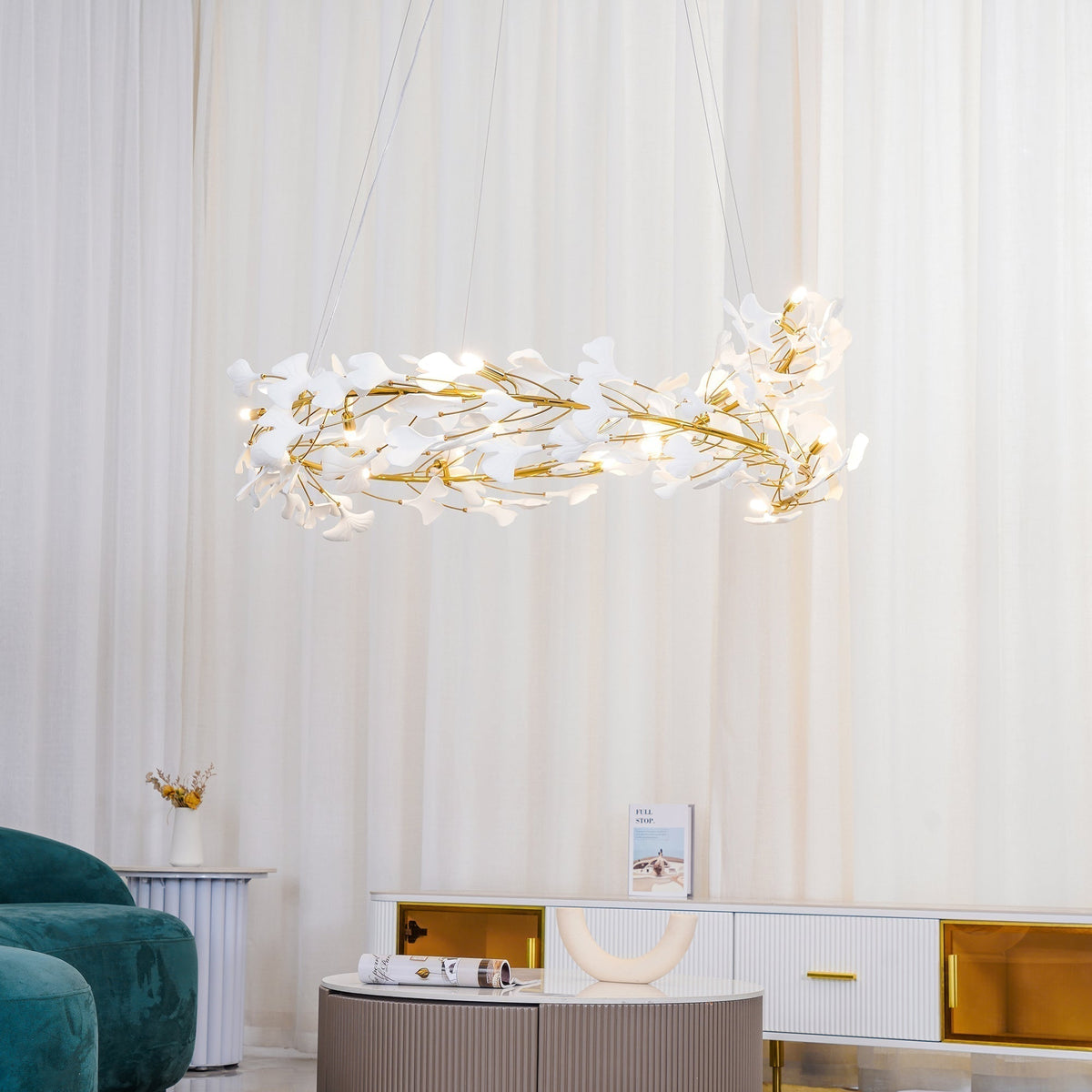 Gingko Round Chandelier U