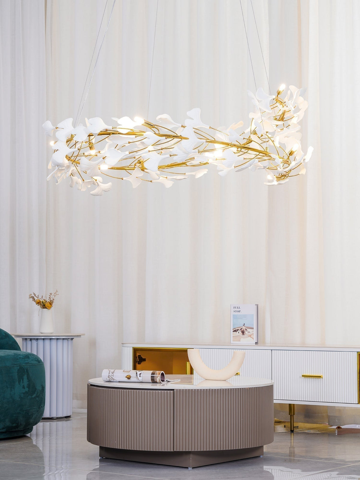 Gingko Round Chandelier U