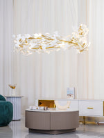 Gingko Round Chandelier U
