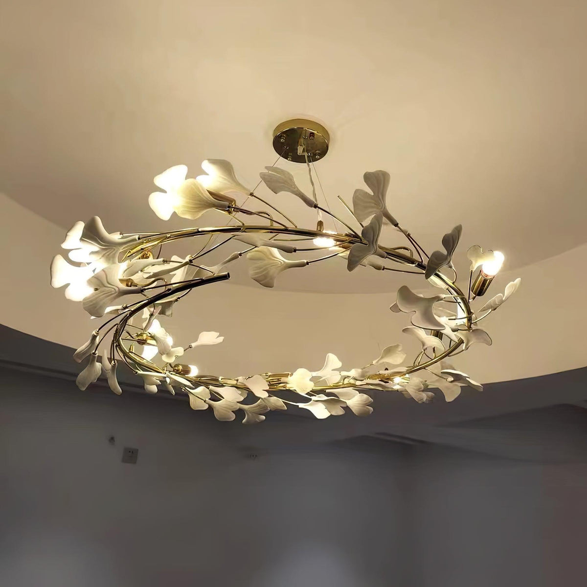 Gingko Round Chandelier U